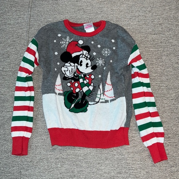 Disney Shirts & Tops Minnie Mouse Christmas Sweater Poshmark